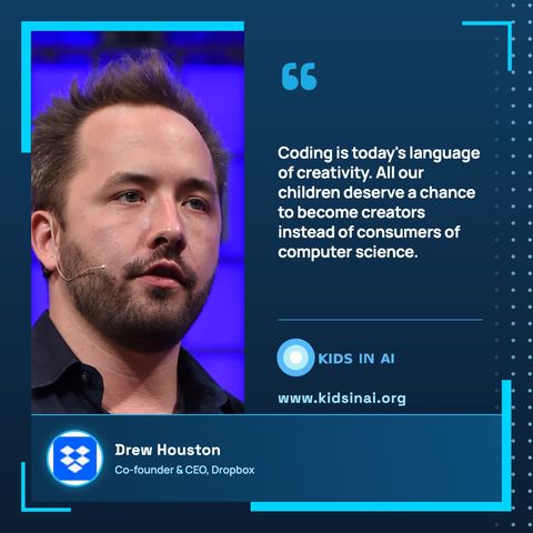 Quote card: Drew Houston