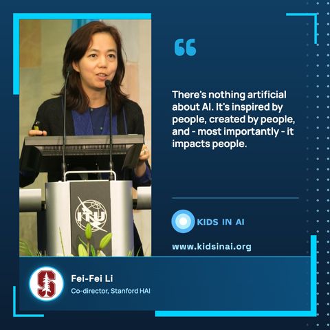 Quote card: Fei Fei Li