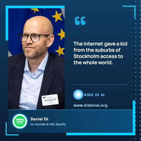 Quote card: Daniel Ek