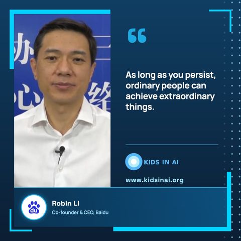 Quote card: Robin Li