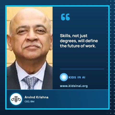 Quote card: Arvind Krishna