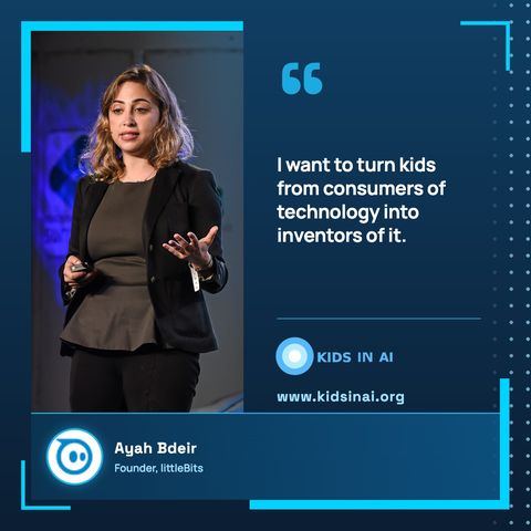 Quote card: Ayah Bdeir